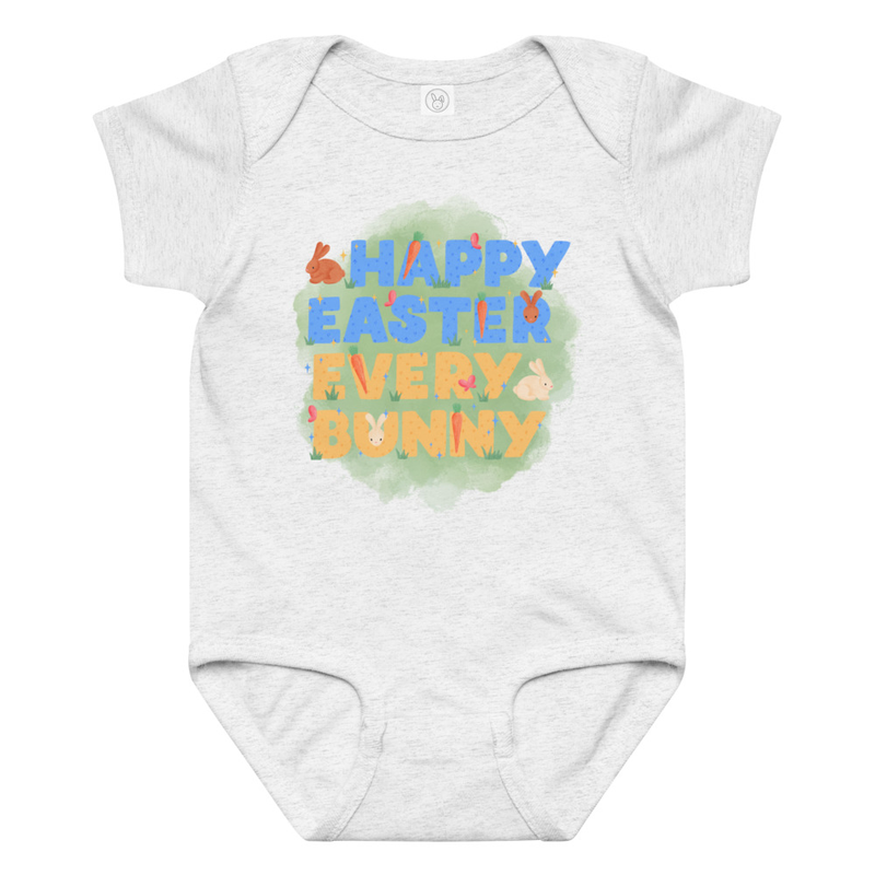 Easter Happy Easter Every Bunny Baby Bodysuit