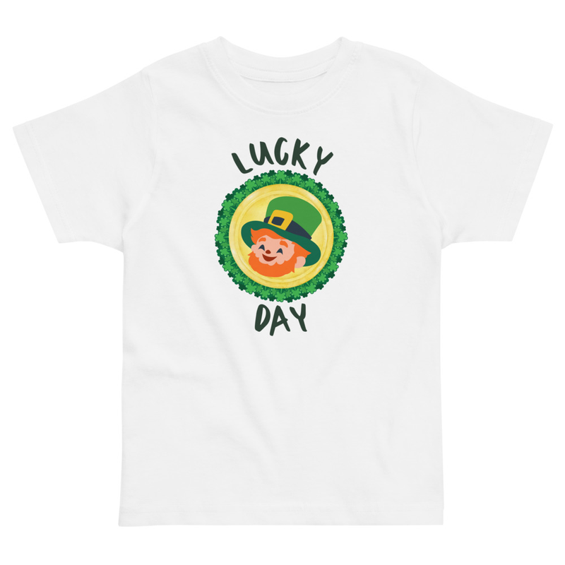 St. Patrick's Lucky Day Leprechaun Toddler Tee