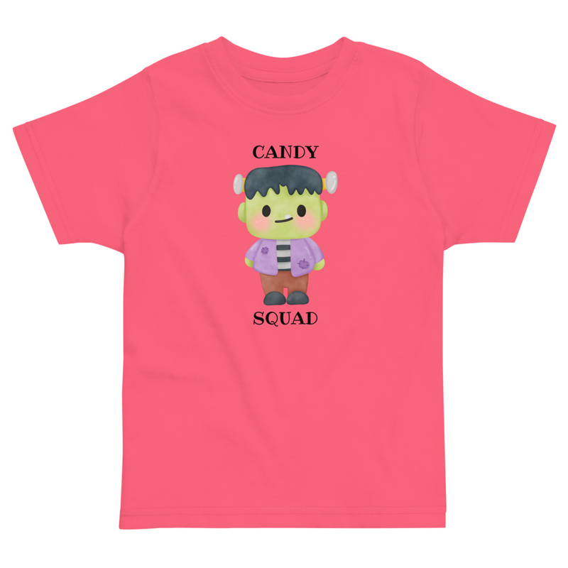 Halloween Candy Squad Frankenstein Toddler Tee