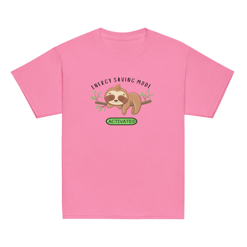 Energy Saving Mode Sloth Youth Tee