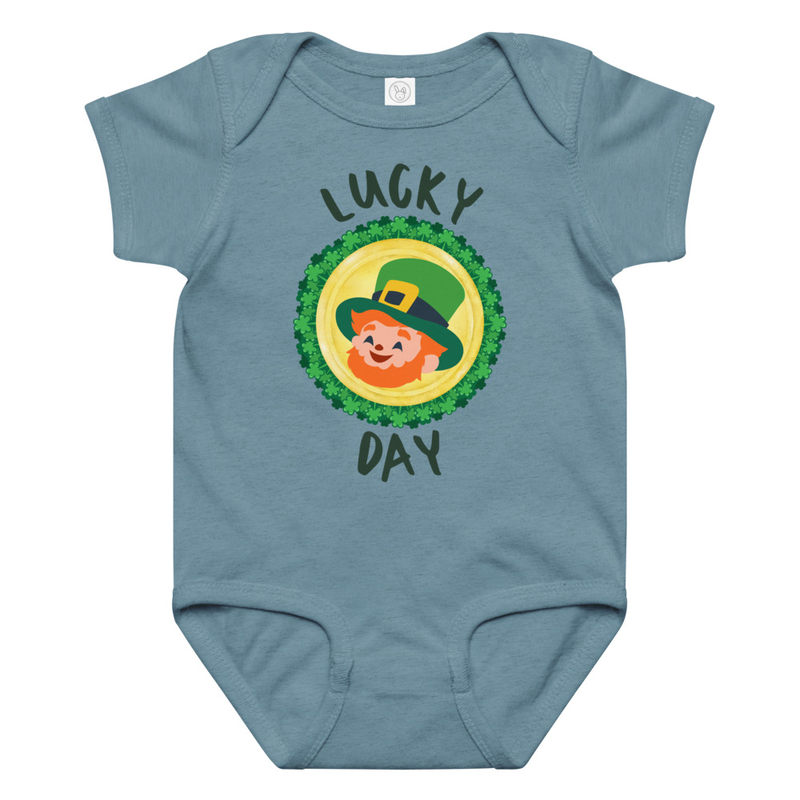 St. Patrick's Lucky Day Leprechaun Baby Bodysuit