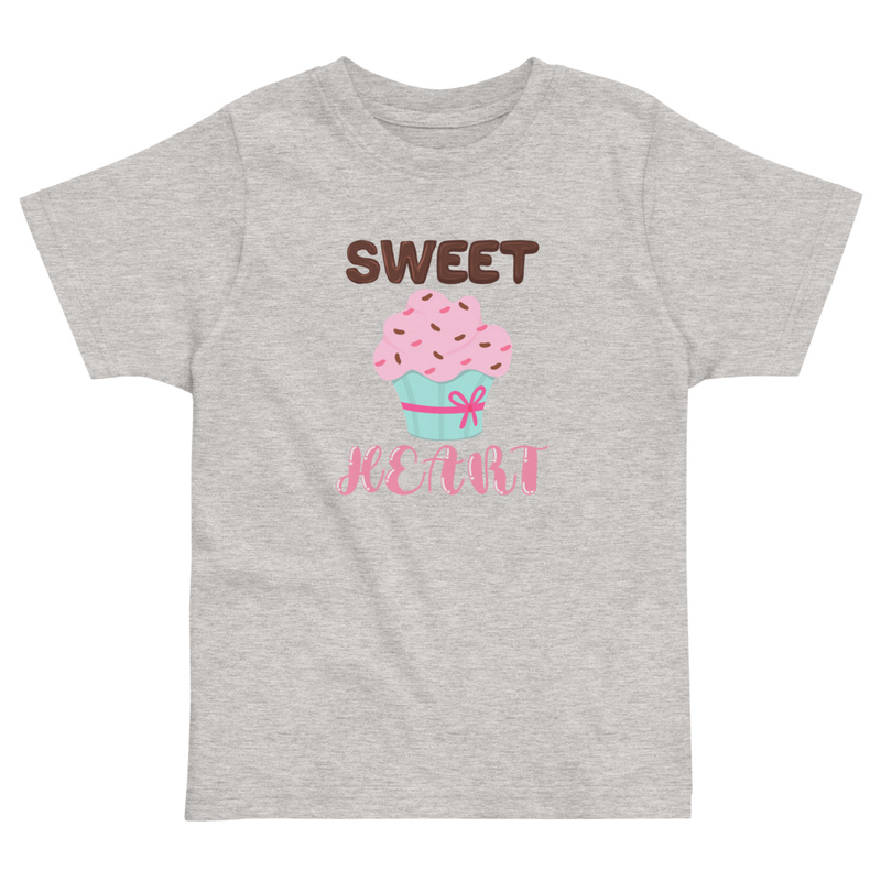 Valentine's Sweet Heart Cupcake Toddler Tee