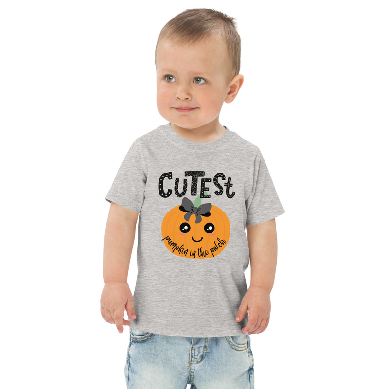 Halloween Cutest Pumpkin in the Patch Toddler Tee