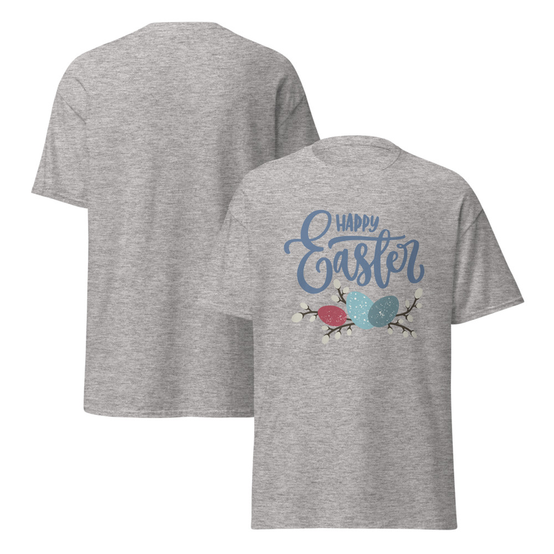 Easter Happy Easter Bird Eggs Adult Unisex Tee