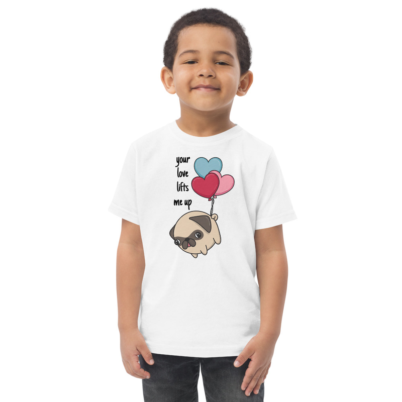 Valentine's Your Love Lifts Me Up Toddler Tee