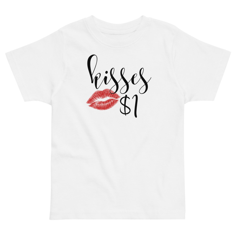 Valentine's Kisses $1 Toddler Tee