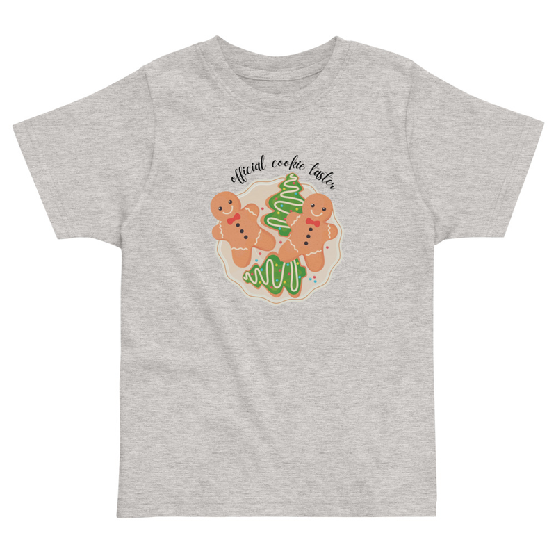 Christmas Official Cookie Taster Toddler Tee