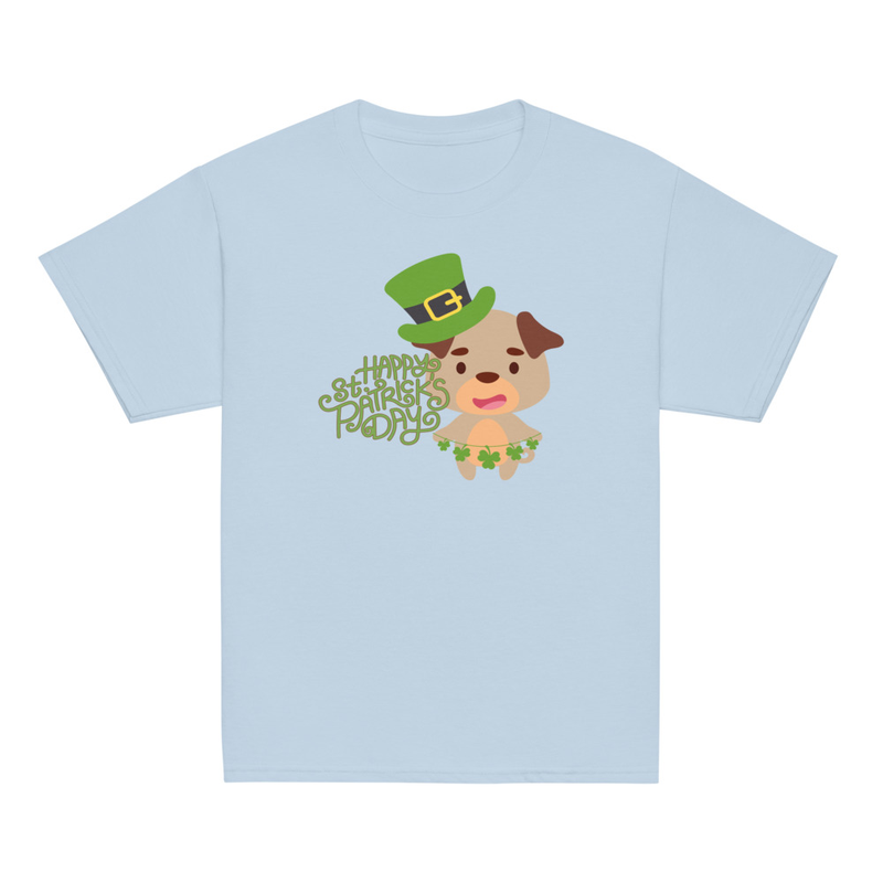 St. Patrick's Dog with Hat Youth Tee