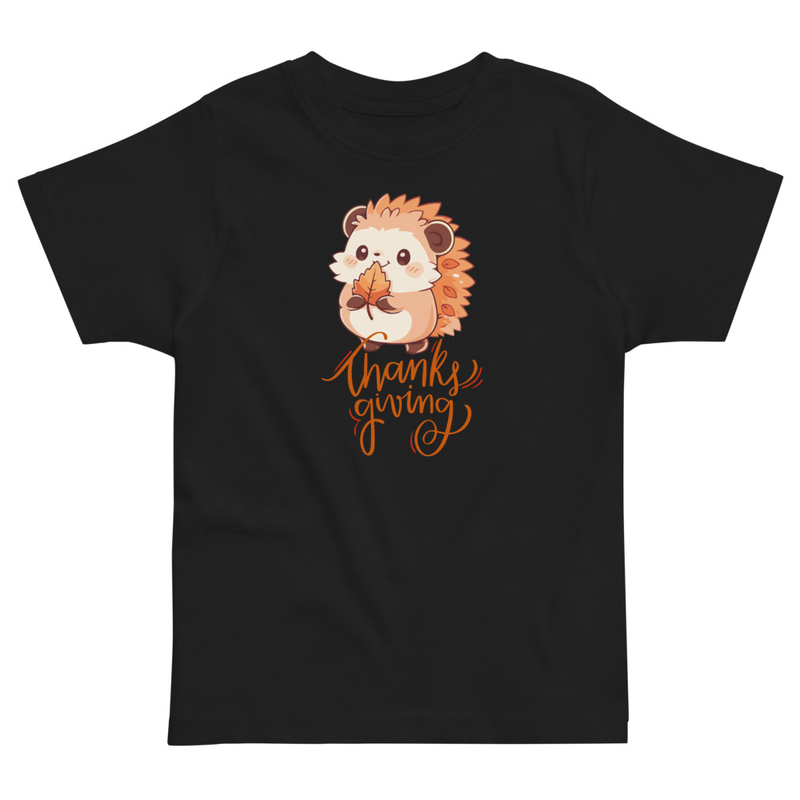 Thanksgiving Hedgehog Toddler Tee