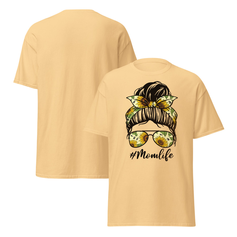 Mom Life Sunflower Adult Unisex Tee