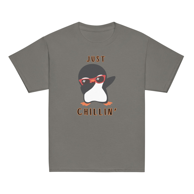 Christmas Penguin Just Chillin' Youth Tee