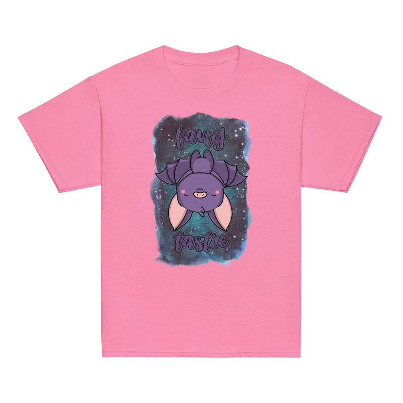 Halloween Fangtastic Cute Bat Youth Tee