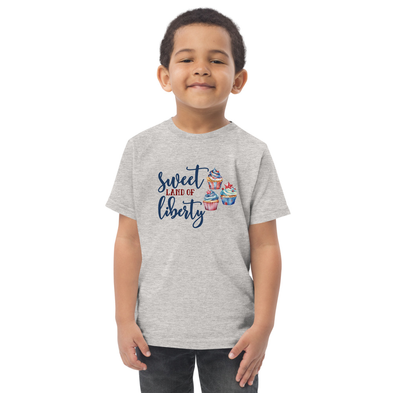 Independence Sweet Land of Liberty Toddler Tee