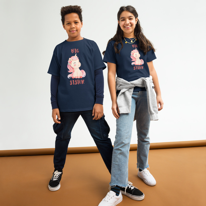 Big Sister Unicorn Youth Tee