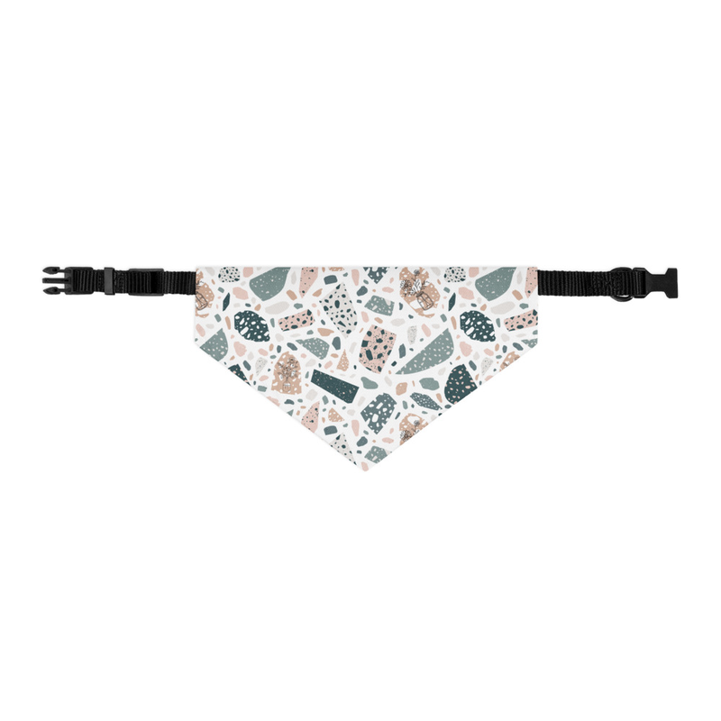 Flower Speckle Pattern Pet Bandana Collar