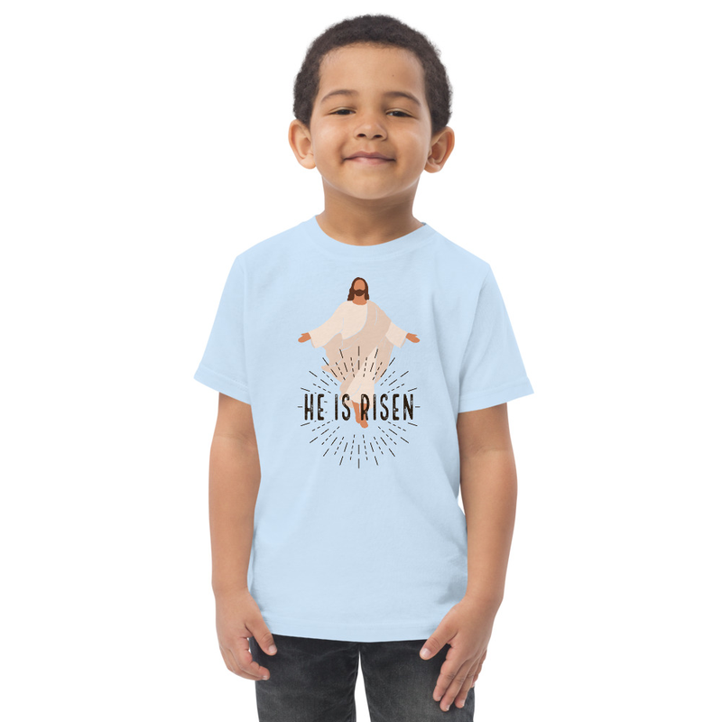 Easter He Is Risen Toddler Tee
