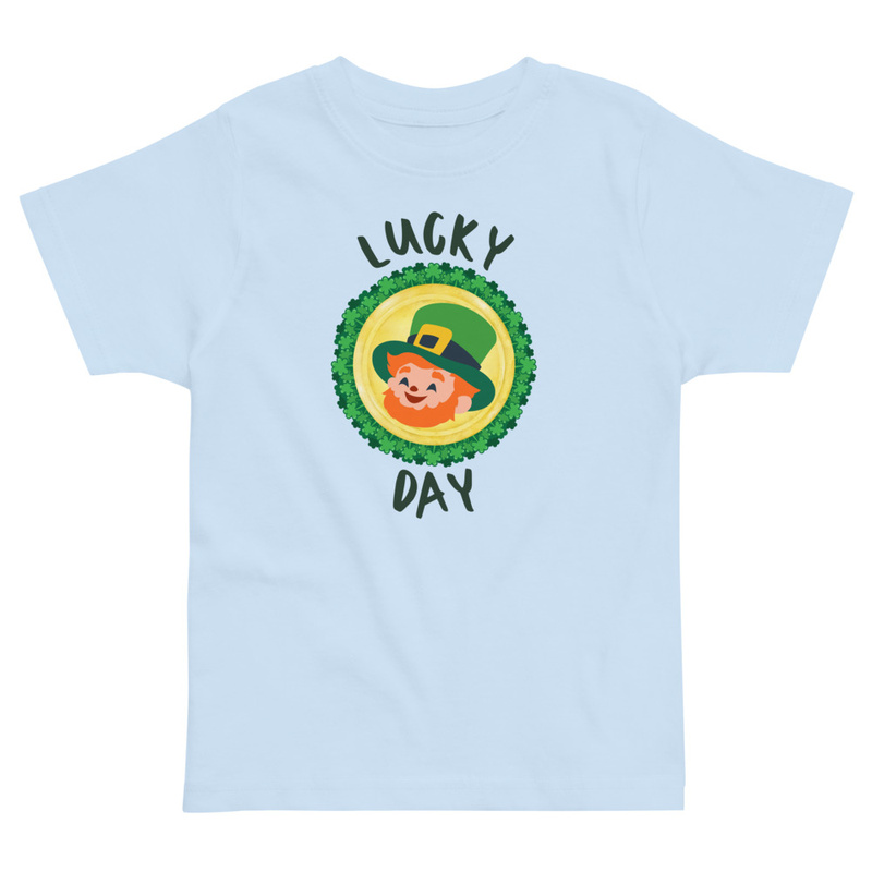 St. Patrick's Lucky Day Leprechaun Toddler Tee