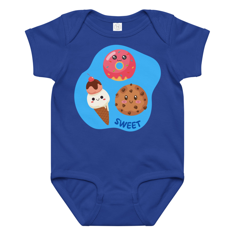 Kid Designs Sweet by Aiden Baby Bodysuit