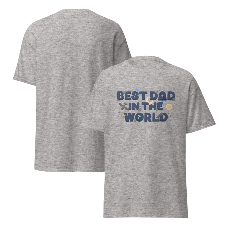Best Dad in the World Adult Unisex Tee