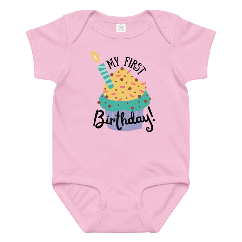 My First Birthday Baby Bodysuit