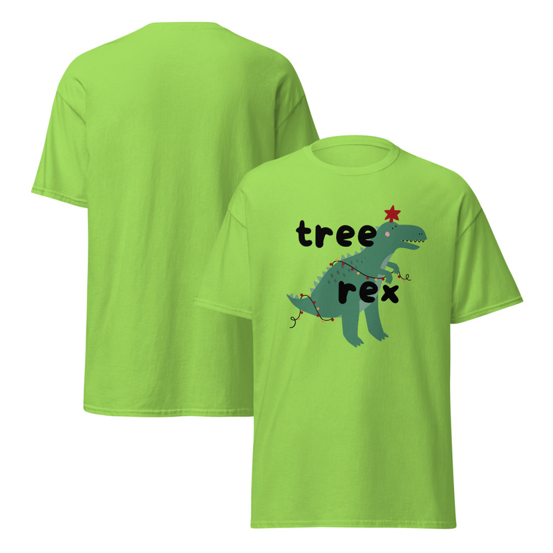 Christmas Tree Rex Adult Unisex Tee