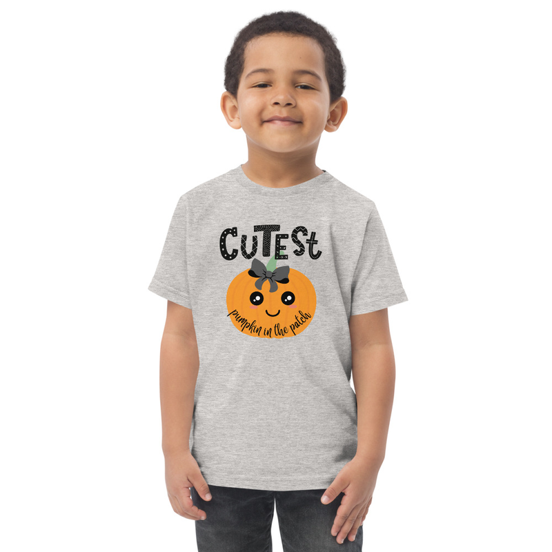 Halloween Cutest Pumpkin in the Patch Toddler Tee