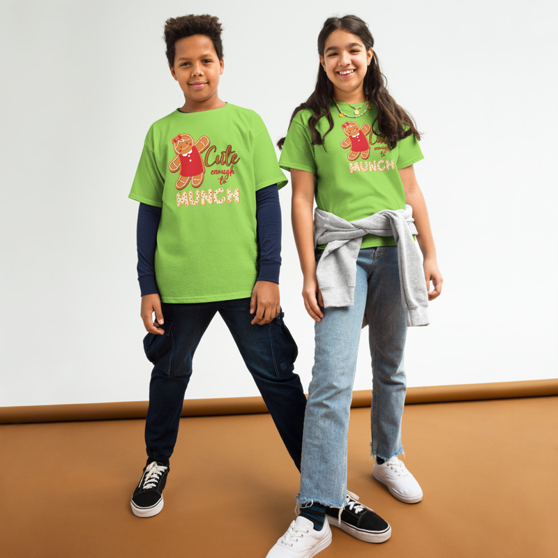 Christmas Cute Enough to Munch Youth Tee