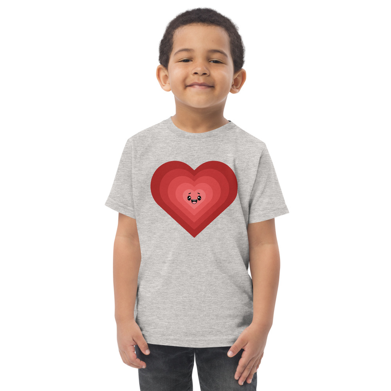 Valentine's Stacked Heart Toddler Tee