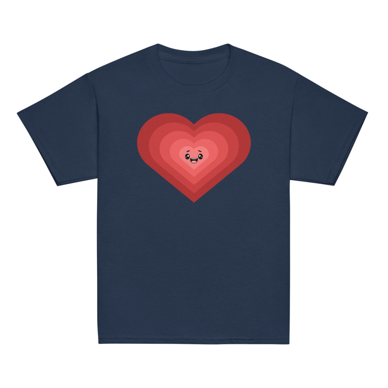 Valentine's Stacked Heart Youth Tee