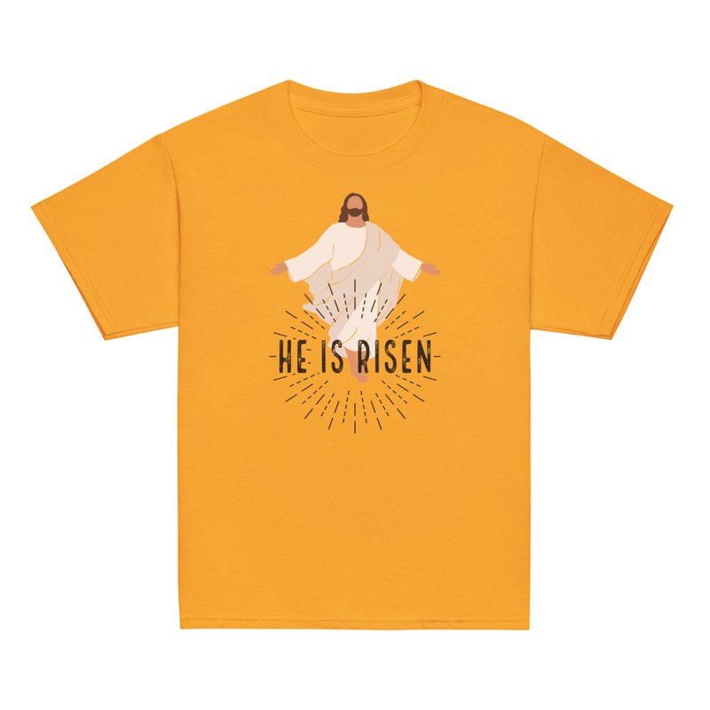 Easter He Is Risen Youth Tee