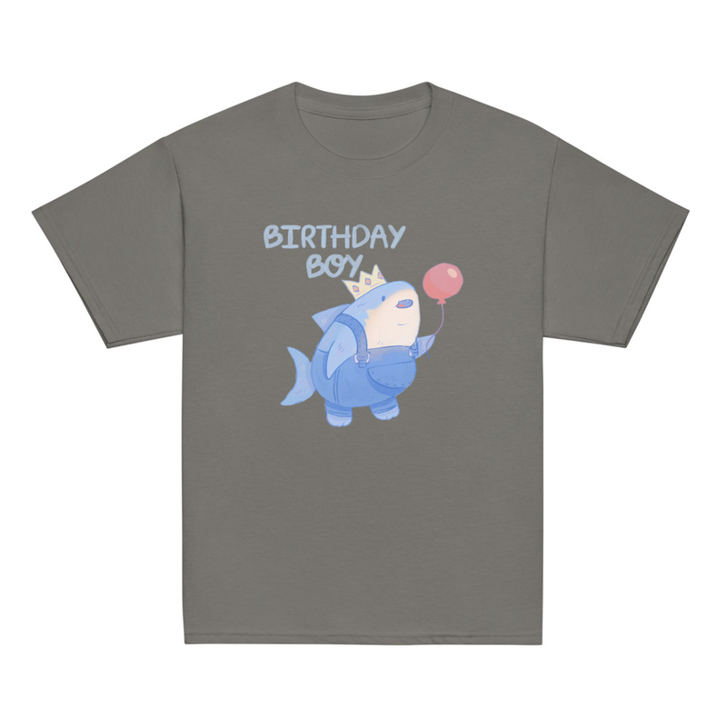 Birthday Boy Shark Youth Tee