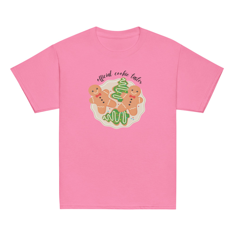 Christmas Official Cookie Taster Youth Tee