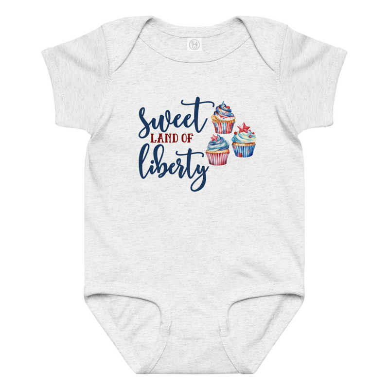 Independence Sweet Land of Liberty Baby Bodysuit