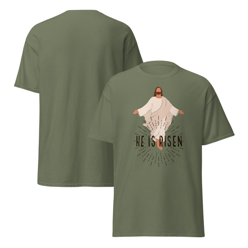 Easter He Is Risen Adult Unisex Tee