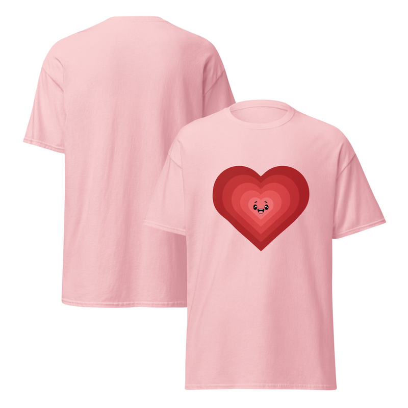 Valentine's Stacked Heart Adult Unisex Tee
