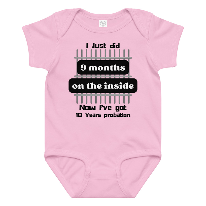9 Months on the Inside Baby Bodysuit