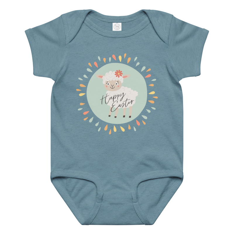 Easter Lamb Baby Bodysuit