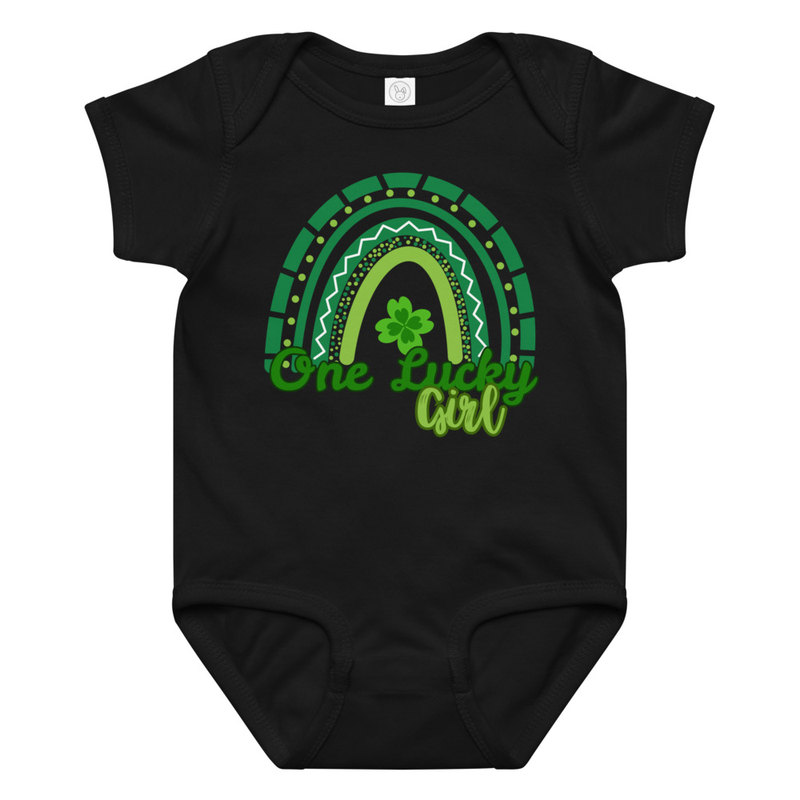 St. Patrick's One Lucky Girl Baby Bodysuit