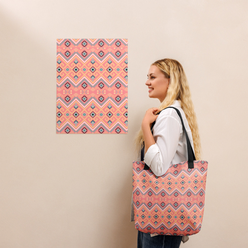 Tribal Pattern Tote Bag