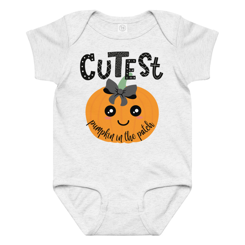 Halloween Cutest Pumpkin in the Patch Baby Bodysuit