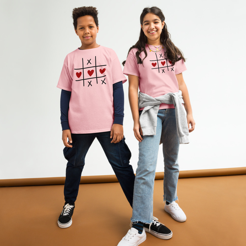 Valentine's Tic Tac Hearts Youth Tee