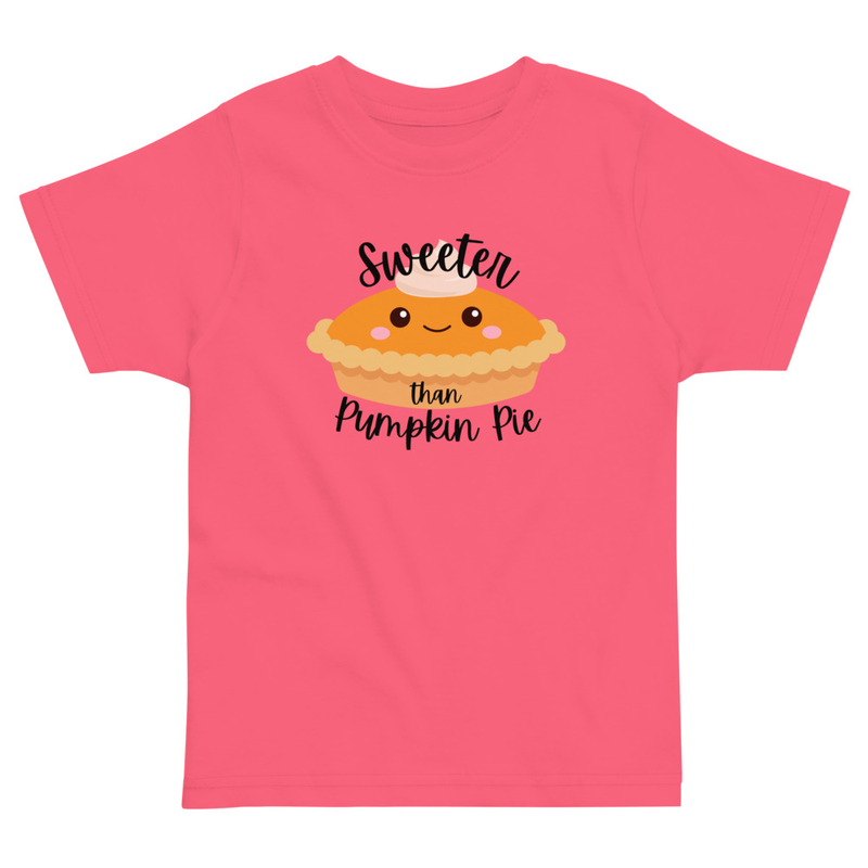 Thanksgiving Sweeter than Pumpkin Pie Toddler Tee