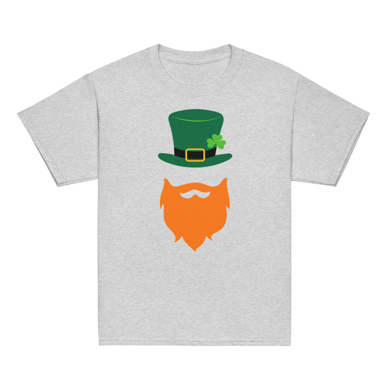 St. Patrick's Beard and Hat Youth Tee