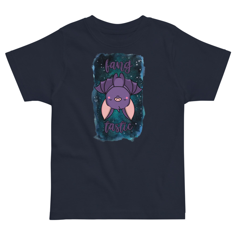 Halloween Fangtastic Cute Bat Toddler Tee