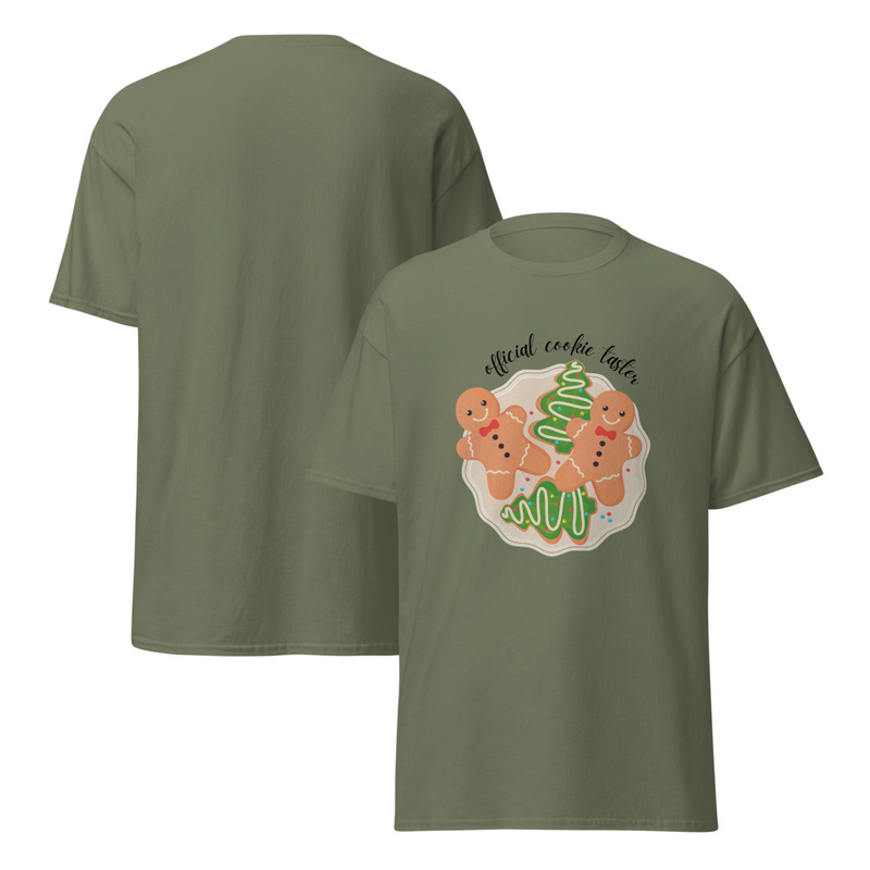 Christmas Official Cookie Taster Adult Unisex Tee