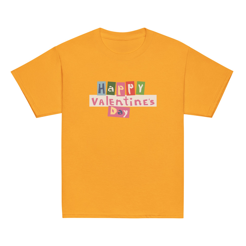 Valentine's Cutout Letters Youth Tee