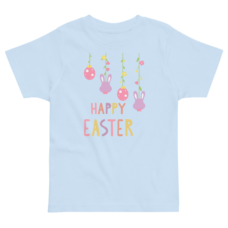 Easter Hanging Eggs and Bunnies Toddler Tee