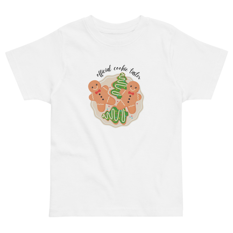 Christmas Official Cookie Taster Toddler Tee