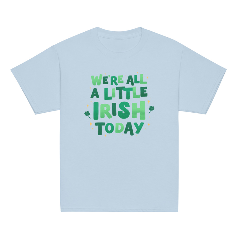 St. Patrick's We're All A Little Irish Today Youth Tee