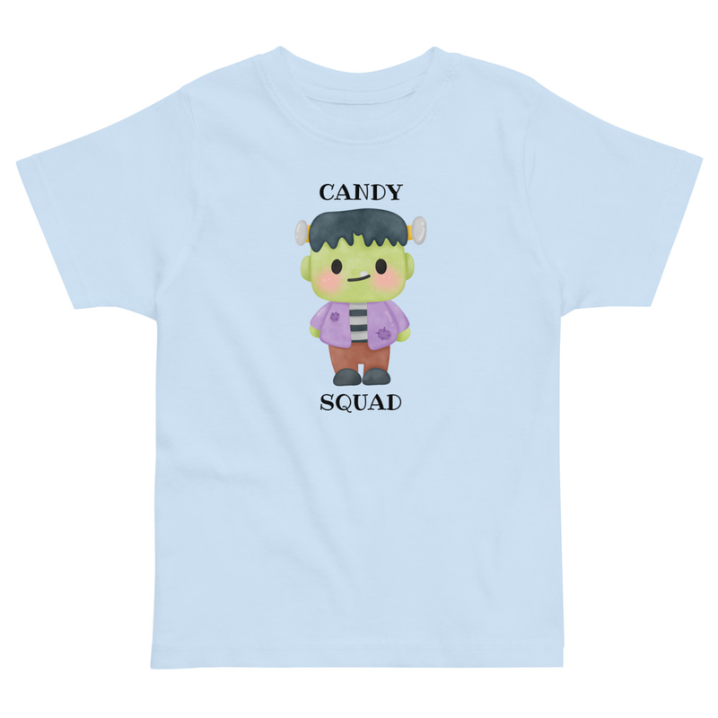Halloween Candy Squad Frankenstein Toddler Tee